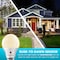 Luxrite A19 LED Light Bulbs Dusk to Dawn 9W (60W Equivalent) 800LM 3000K Soft White E26 Base 4-Pack LR21471-4PK - alternate 8